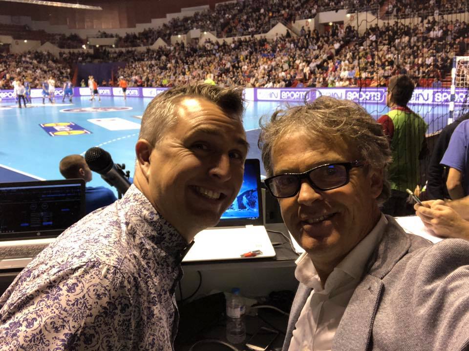 Yoan et Pierre Veillet, speakers pour la Ligue Nationale de Handball