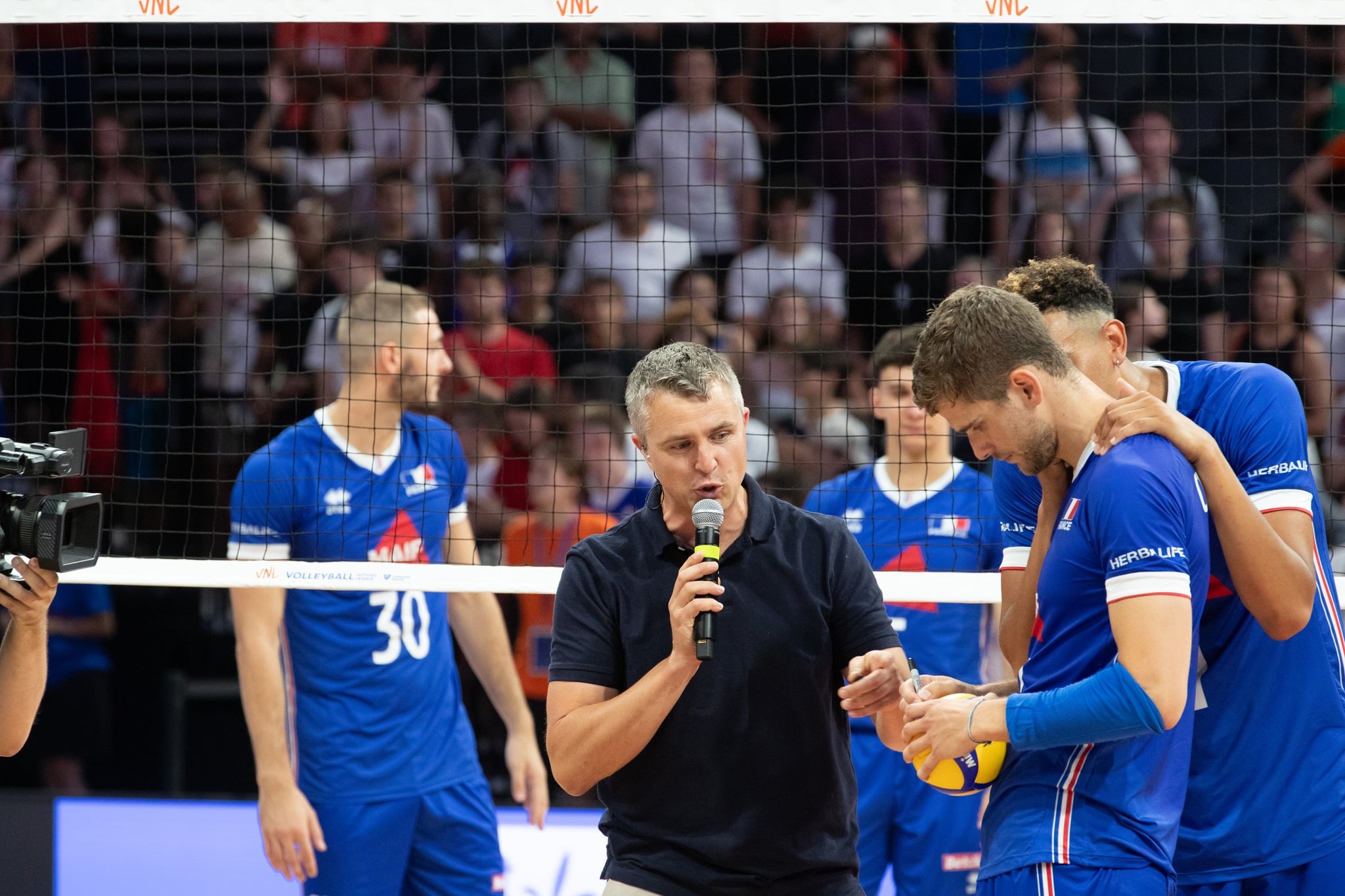 Yoan, ambianceur DJ à Co'met pour l'Equipe de France de volley