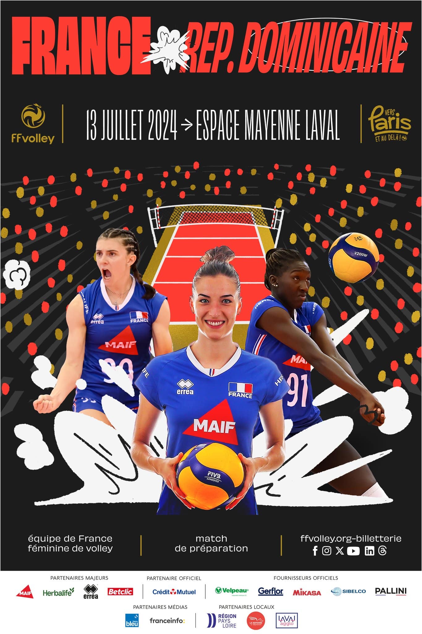 Yoan, ambianceur DJ de l'Equipe de France de Volley féminine à Laval