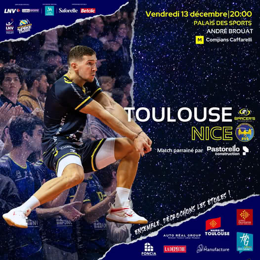 Code promo pour le volleyball à Toulouse face à Nice