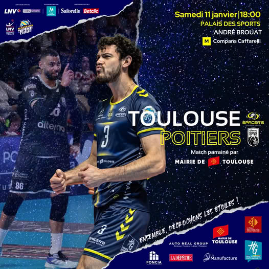 Match des Spacer's de Toulouse face à Poitiers avec une réduction de 40%