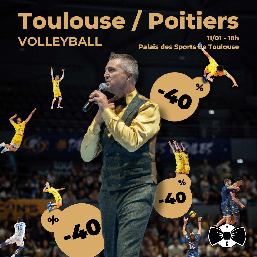 Réduction sur vos billets pour Toulouse Poitiers en volley