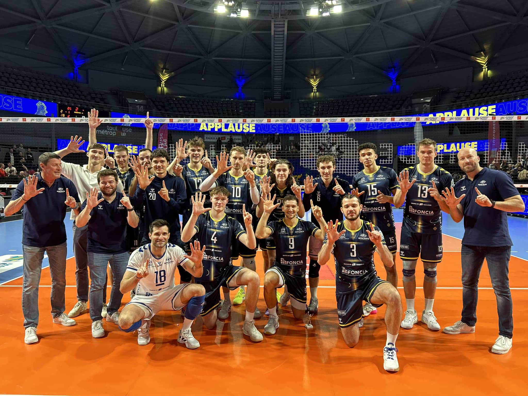 Victoire des Spacer's de Toulouse face à Nice en volleyball